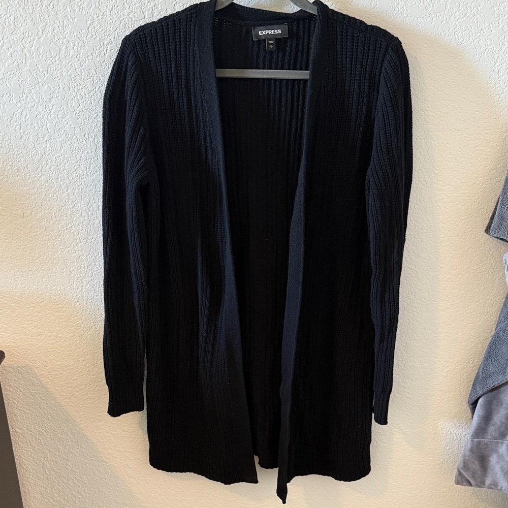 Express Women's Classic Black Cardigan